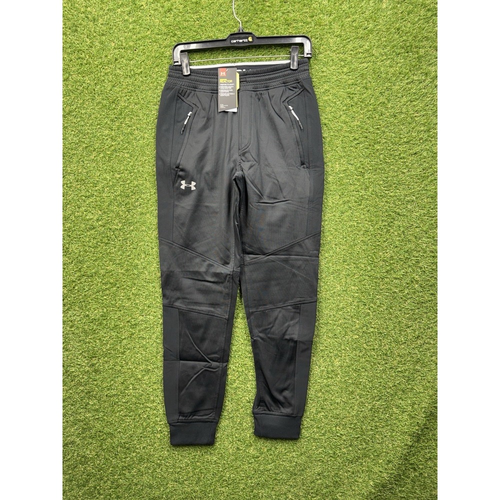 Under Armour ColdGear Reactor Run SP Pants Mens Small Tapered Black 1317476-001